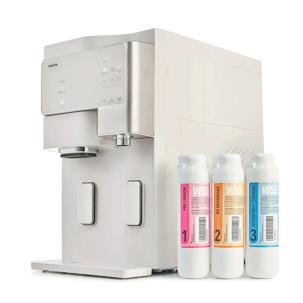 Novita The Glacier W55: Hot/Cold Water Dispenser + Ice Maker